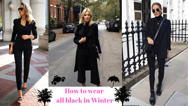 How To Wear All Black In Winter