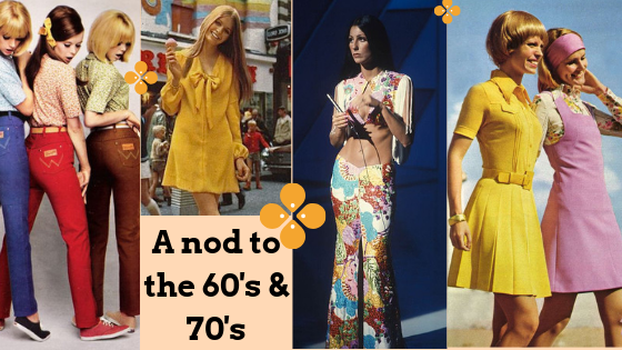 How 60's fashion & 70's fashion are different