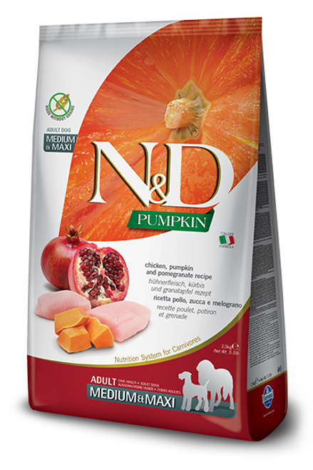 Farmina N&D Adult Medium / Maxi Chicken & Pomegranate 12kg