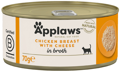 Applaws Chicken Breast with Cheese in Broth 70g