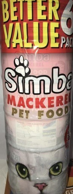 Simba Mackerel Petfood 6Pack x 170gr