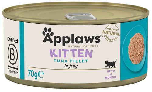 Applaws Kitten Tuna Fillet in Jelly 70g