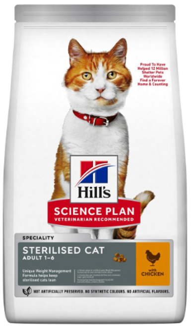 Hill's Science Plan Adult 1-6 Sterilised Cat with Chicken