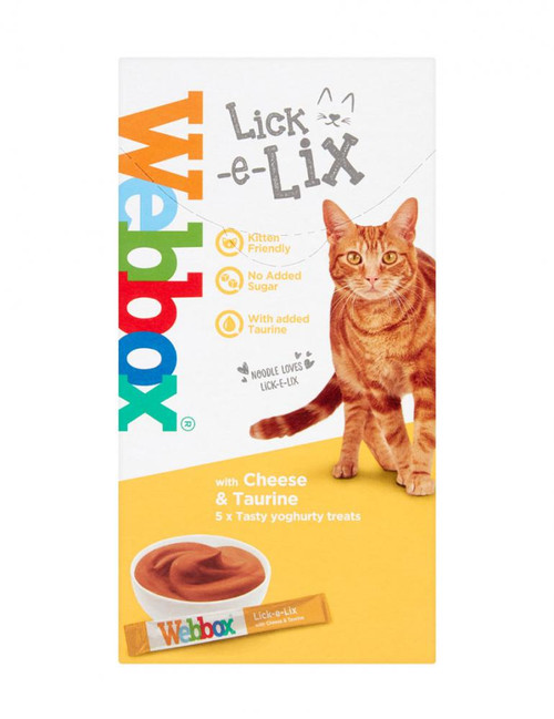 Webbox Lick-e-Lix Yoghurt with Cheese & Taurine