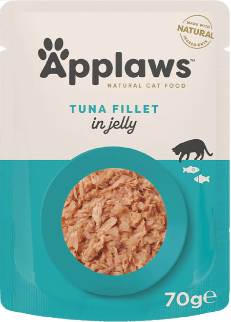 Applaws Tuna Fillet in Jelly Pouch 70g