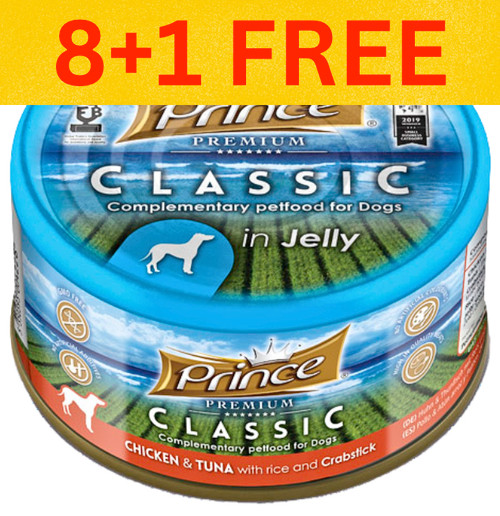 Prince Premium Classic Chicken & Tuna With Rice & Crabstick 170g