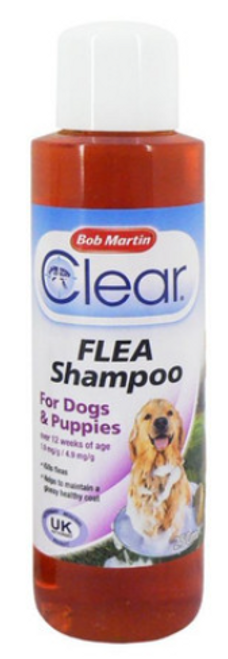 Bob Martin Clear Dog Flea Shampoo 250ml