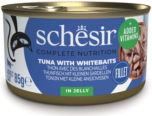 Schesir Complete Nutrition - Tuna with Whitebaits in Jelly 85g