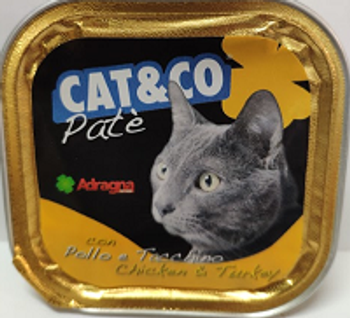 Cat & Co Pate Chicken Foil 100g