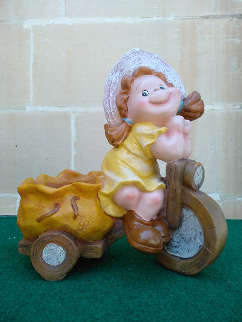 Girl on a Bike Gnome