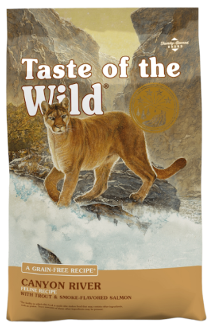 Taste of the Wild Feline Recipe Canyon River with Trout & Smoked Salmon