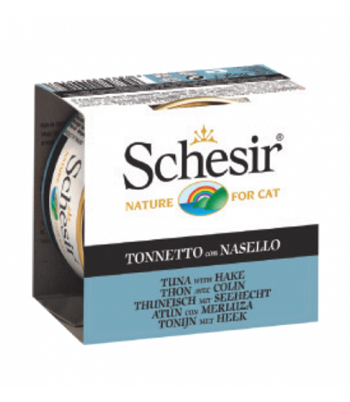 Schesir Cat Tuna/Hake x 85gr