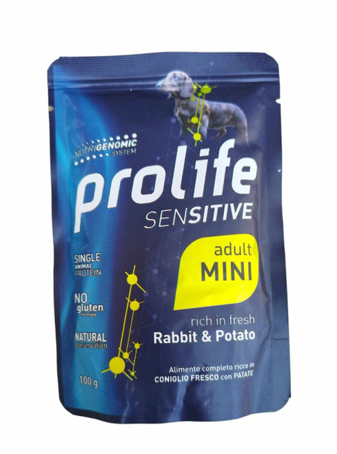 PROLIFE SENSITIVE  ADULT MINI RABBIT & POTATO100G