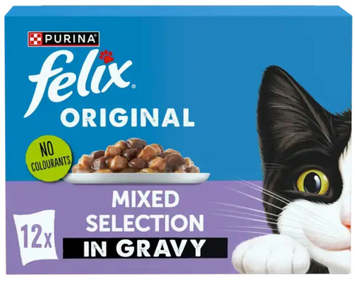 Purina Felix Original Mixed Selection Gravy x12