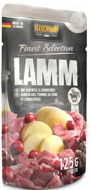 BELCANDO POUCHES Lamb w. potatoes & cranberries 125gr