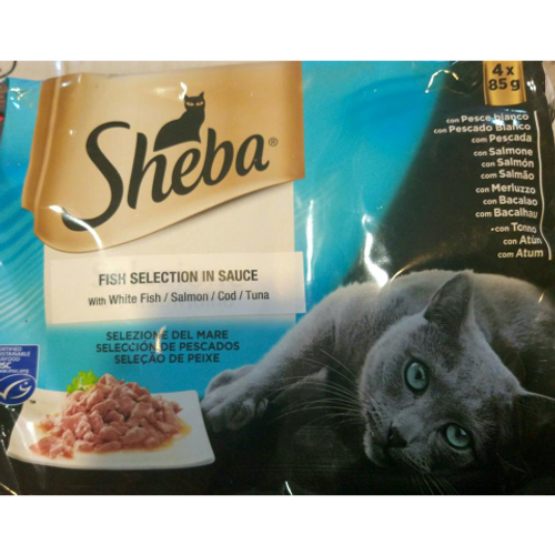 Sheba Fish Selection in Sauce 4x85g