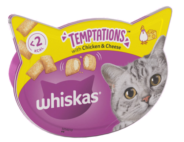 Whiskas Temptation Chicken and Cheese 60g