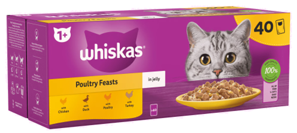 Whiskas 1+ Poultry Selection in Jelly