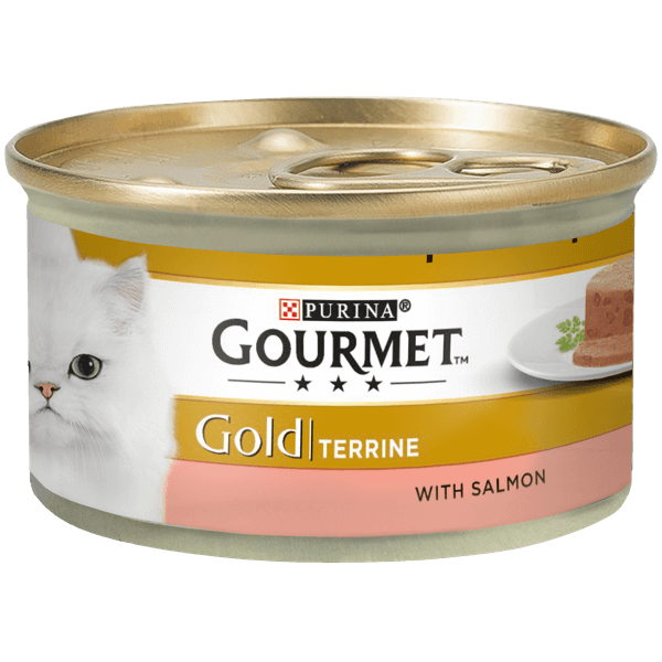 Purina Gourmet Gold Terrine with Salmon 85g