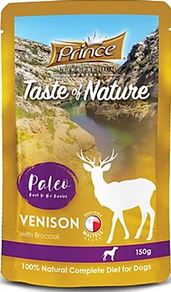 Prince Taste Of Nature Paleo Venison With Broccoli 150g