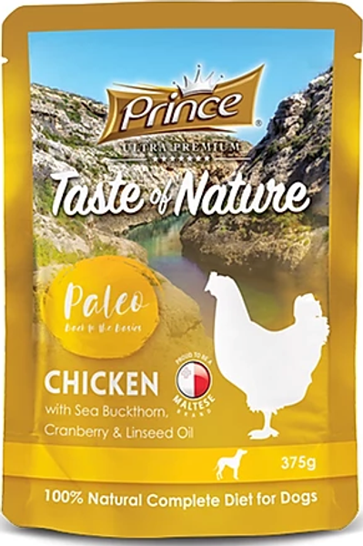 Prince Taste Of Nature Paleo Chicken w/ Sea Buckthorn 375g