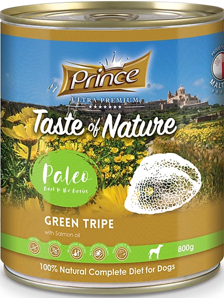 Prince Taste Of Nature Paleo Green Tripe With Salmon Oil 800G