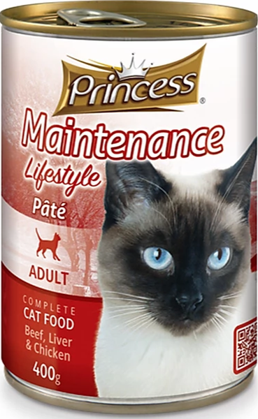 Princess Maintenance Lifestyle Pate Salmon Beef Liver & Chicken 400g