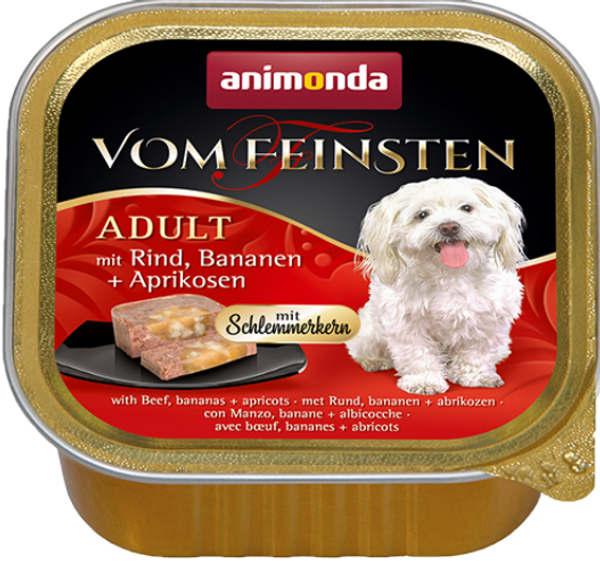 Vom Feinsten Adult with Beef, Bananas + Apricots 150g