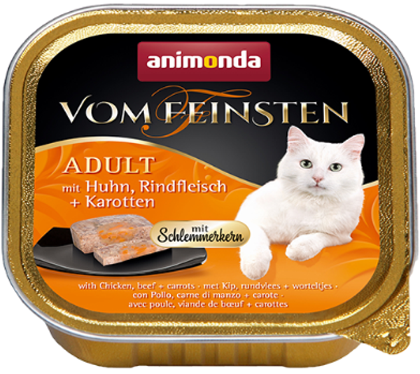 Vom Feinsten Adult with chicken, beef and carrots 100g