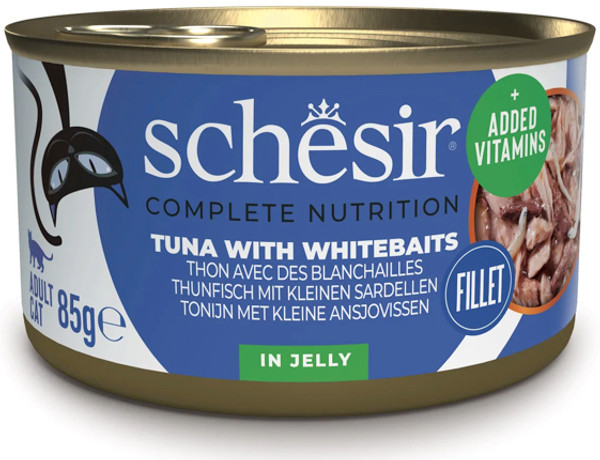 Schesir Complete Nutrition - Tuna with Whitebaits in Jelly 85g