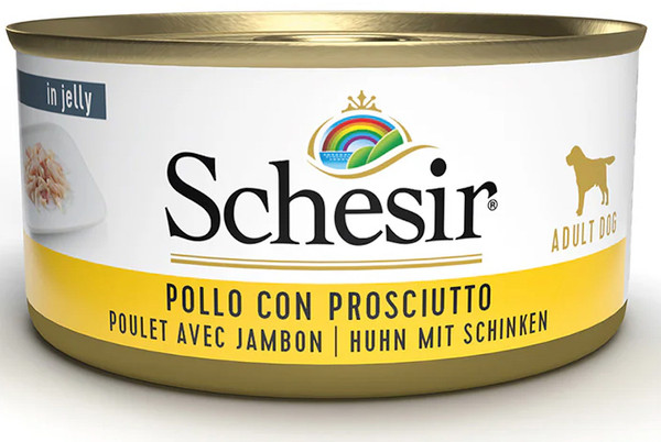 Schesir Dog Chicken with Ham 150g