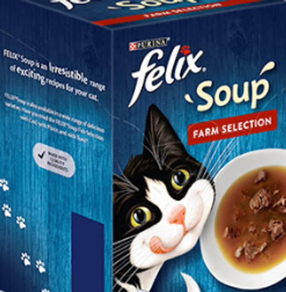 Purina Felix Soup Farm Selection 6x48g