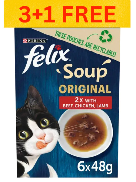 Purina Felix Soup Farm Selection 6x48g