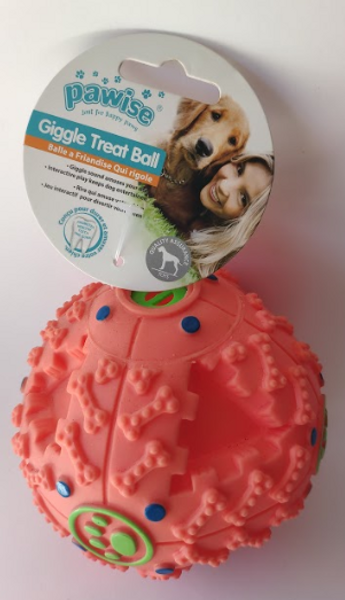 Pawise Giggle Treat Ball