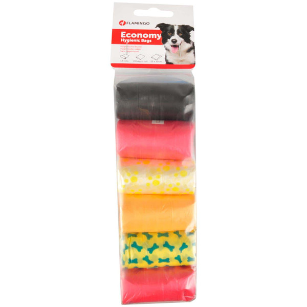 Flamingo Hygienice bags Economy 12 Rolls x 20 bags