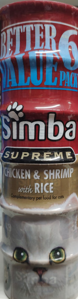 Simba Chicken & Shrimp 6 Pack x 85gr