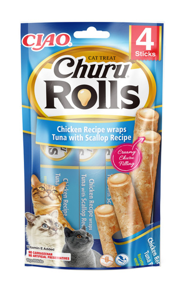 CHURU ROLLS  CHICKEN Recipe wraps TUNA WITH SCALLOP Recipe