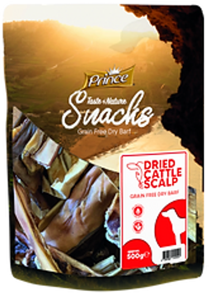 Prince Taste of Nature Snacks - Dried Cattle Scalp Grain Free Dry Barf