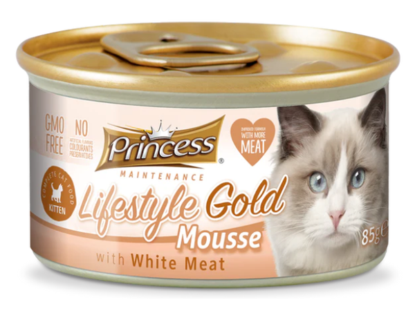 Princess Lifestyle Gold Mousse with White Meat 85g