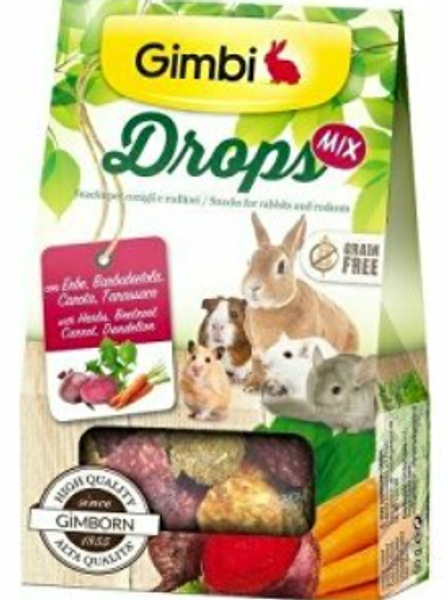 Gimbi Drops Mix Snacks for Small Animals