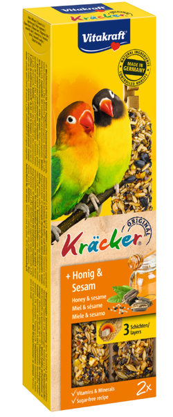 Vitakraft Kracker Small Parrots Honey & Sesame