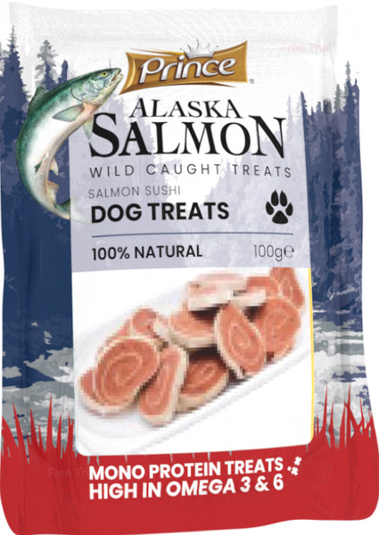 Prince Wild Caught Treats Alaska Salmon - Salmon Sushi 100g