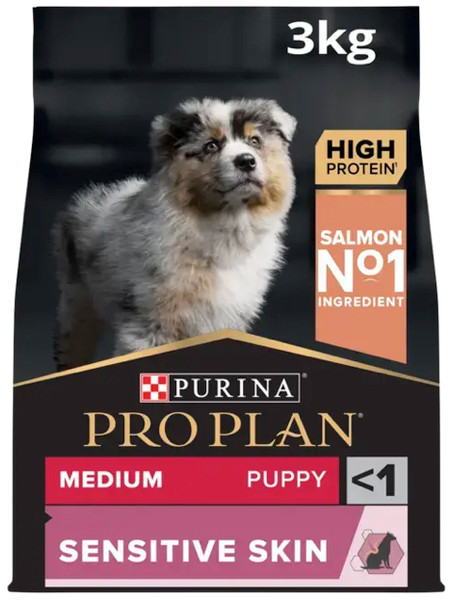 ProPlan Medium Puppy Sensitive Skin with Salmon 3kg