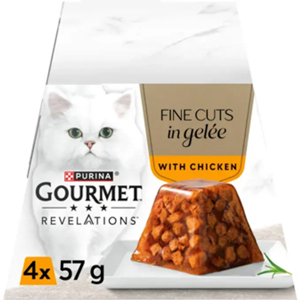 Purina Gourmet Fine Cuts in Jelly with Chicken 4x57g