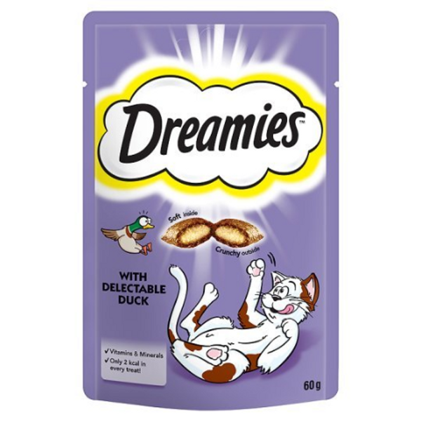 Dreamies Delectable Duck 60g
