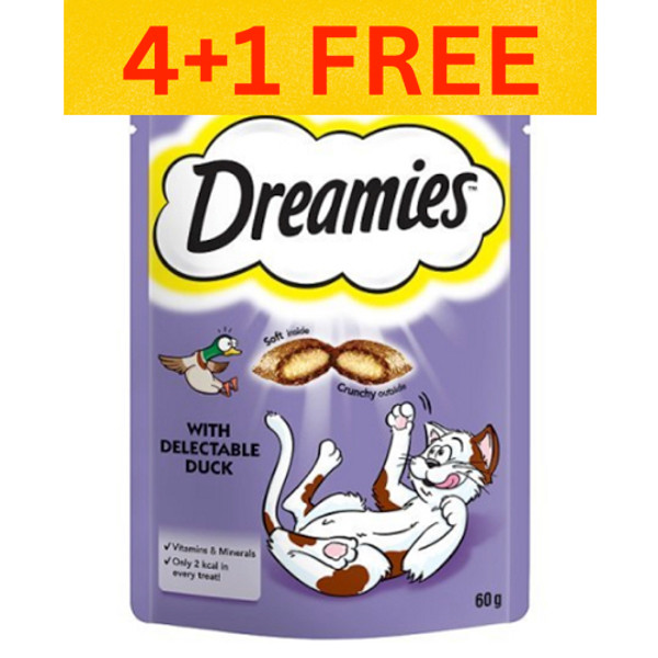 Dreamies Delectable Duck 60g