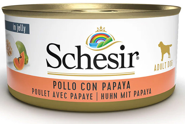 Schesir Dog Chicken with Papaya 150g