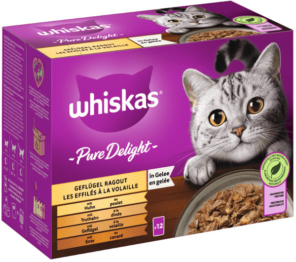 Whiskas Pure Delight Poultry Selection 12x85g