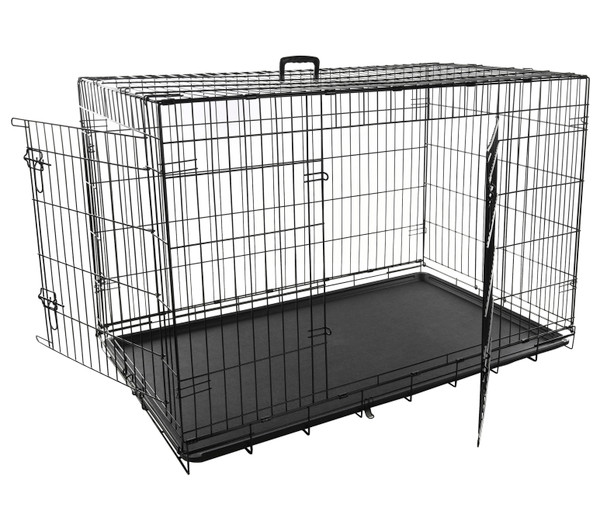 Flamingo Wire Cage Keo Black 76cm x 120cm x 82cm
