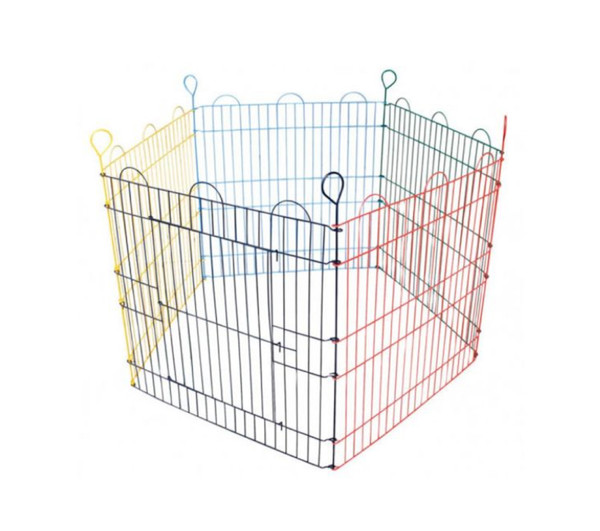 Karlie Multicolour Pentagon Cage 90cm x 60cm x 90cm